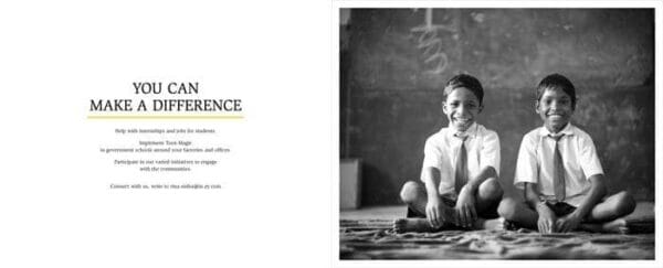 Corporate reportage, CSR project for E&Y in India, Education, NGO photographer, documentary