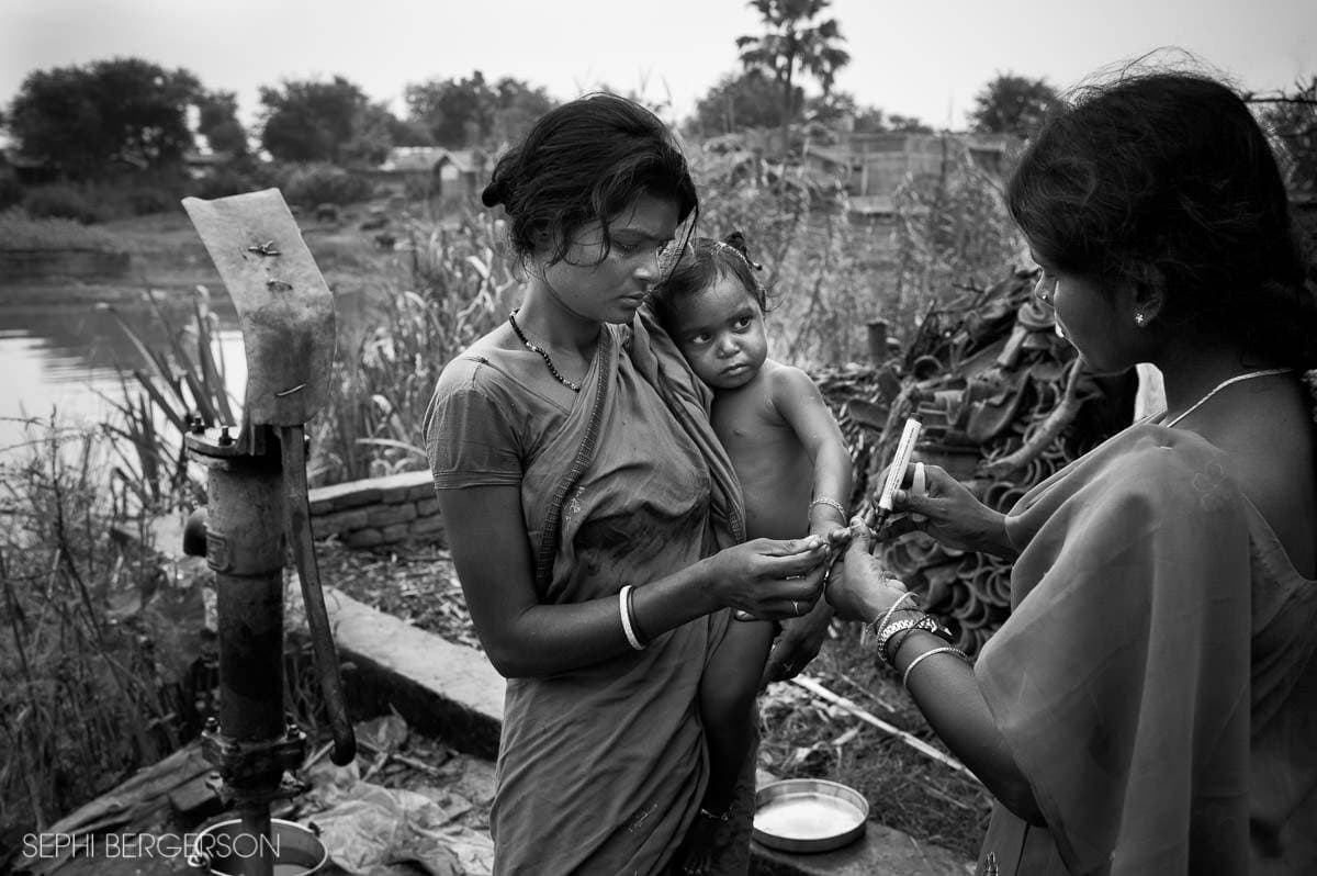 Polio eradication program India unicef