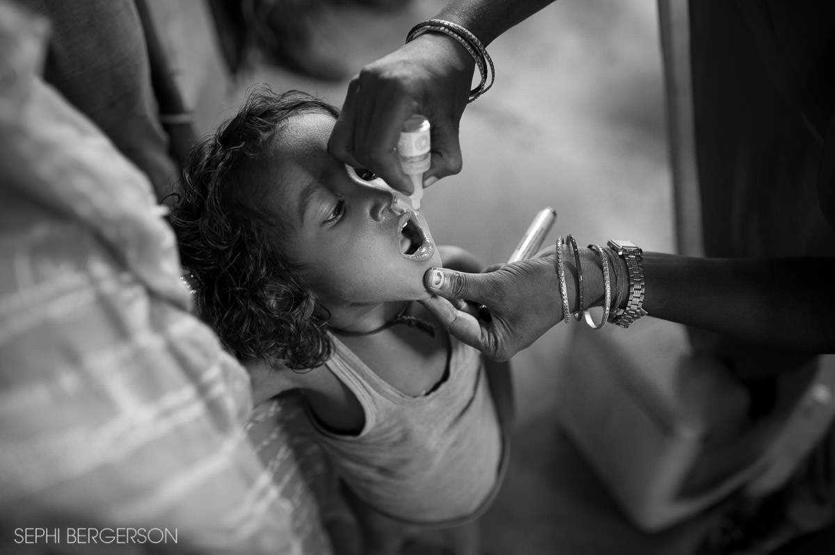 Polio eradication program India unicef