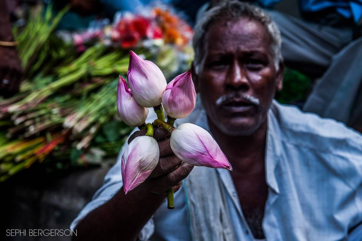Hanuman Mandir Flower Market