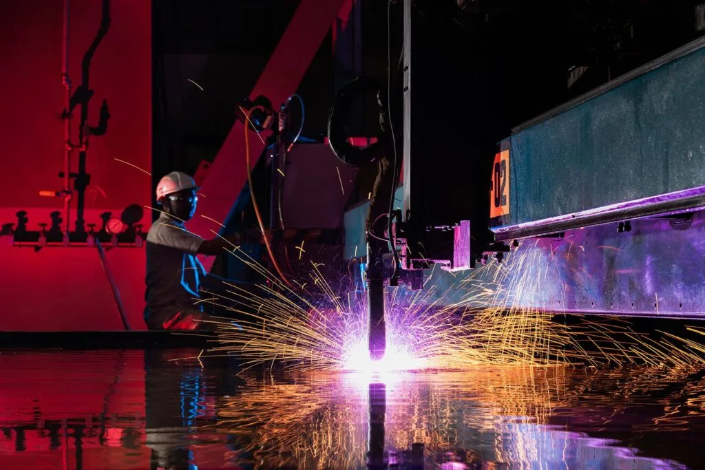 Industrial photography for production lines: Documenting A Steel Factory in Gujarat